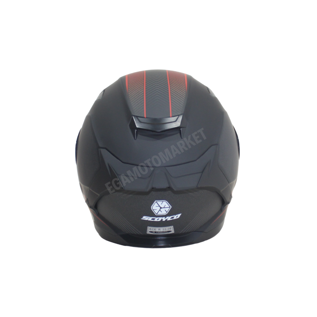 Scoyco Freedom Full Face Kask – Güneş Vizörlü Dot-ce