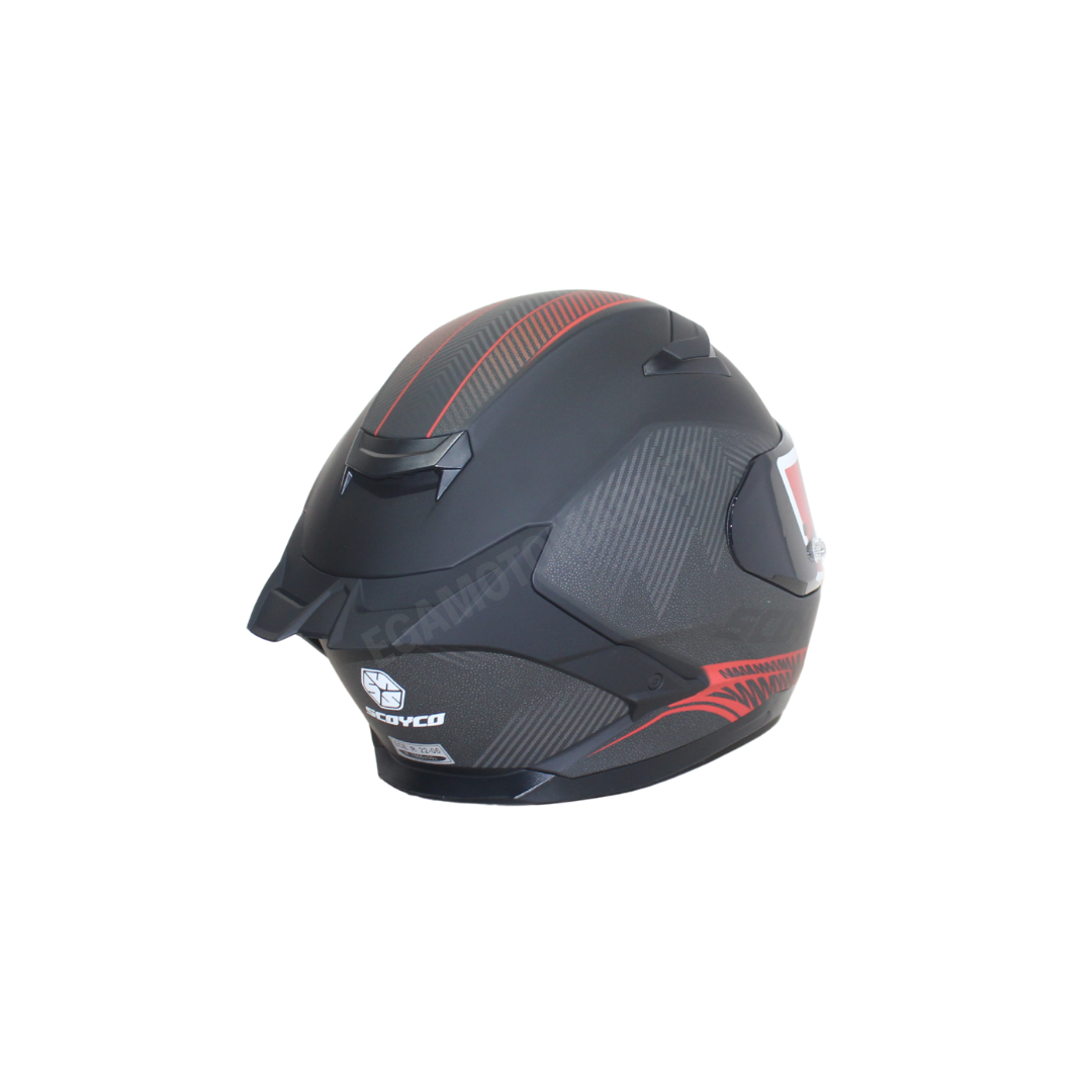 Scoyco Freedom Full Face Kask – Güneş Vizörlü Dot-ce