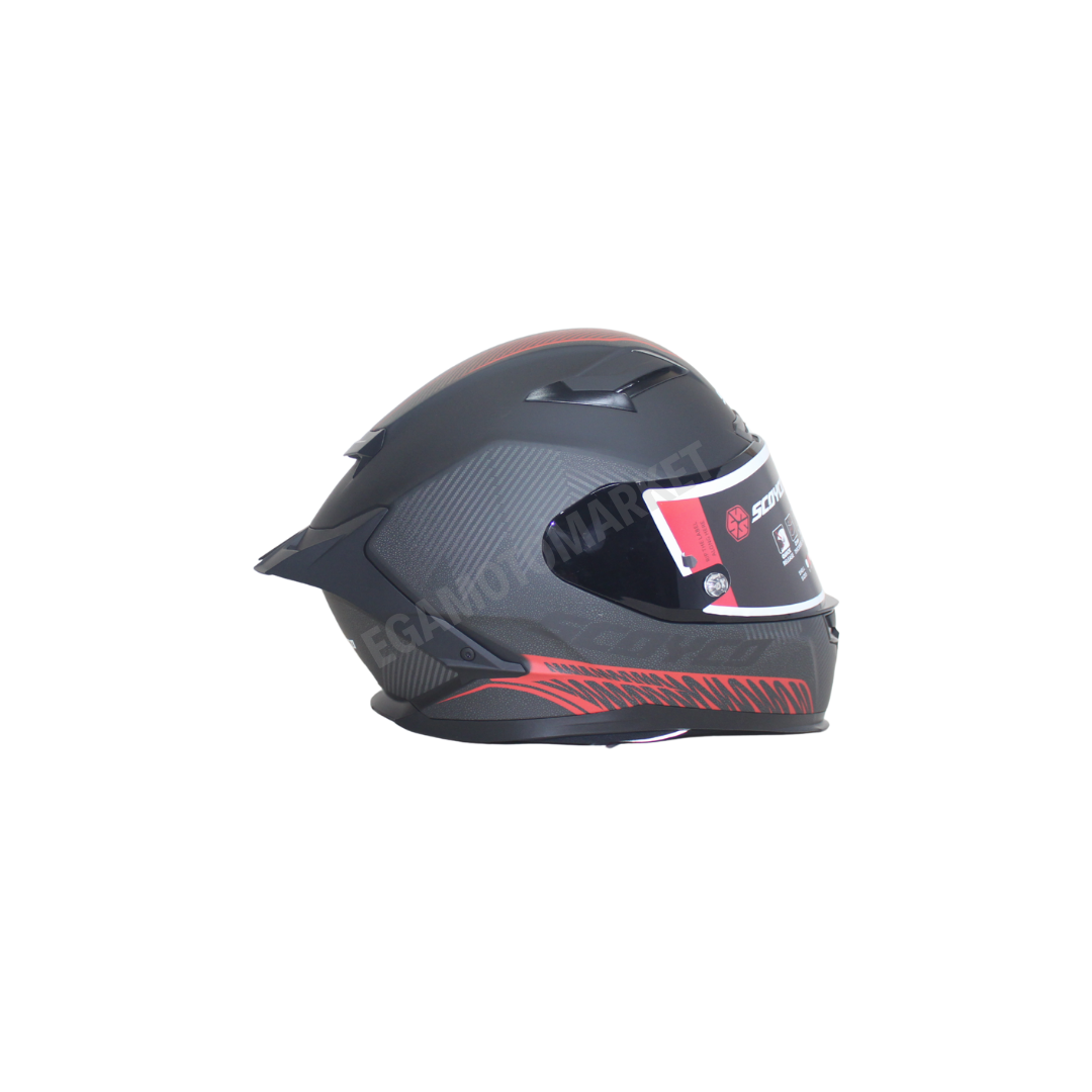 Scoyco Freedom Full Face Kask – Güneş Vizörlü Dot-ce
