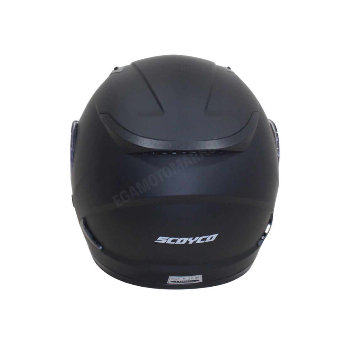Scoyco Night Ff-868 Çene Açılır Kask – Güneş Vizörlü, Dot-ce