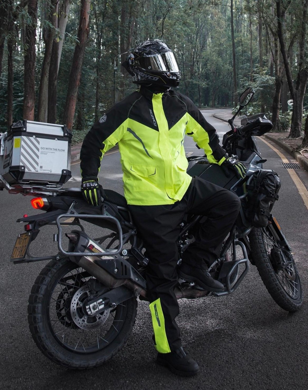 Scoyco Rc 10 Yağmurluk Takımı Neon Bay / Bayan