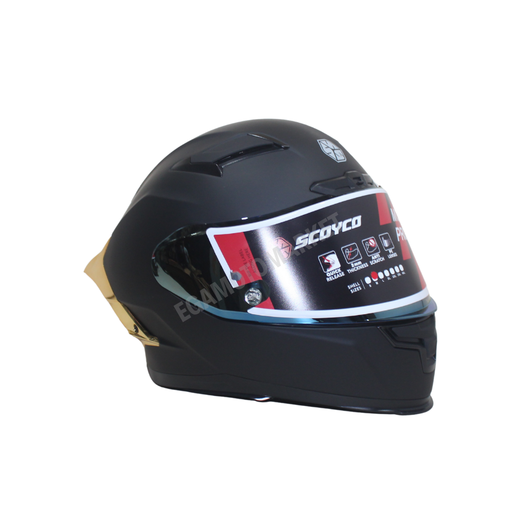 Scoyco Yaksha Ff-871 Full Face Kask – Güneş Vizörlü, Dot-ce