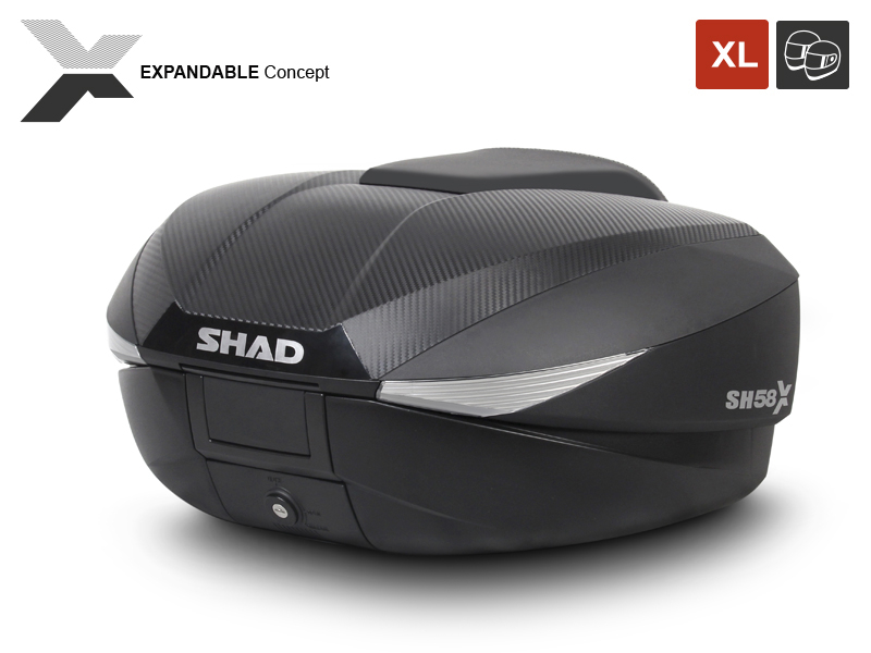 Sh-58x Shad Genişleyen Motosiklet Arka Çanta – 58lt Taşıma Kapasiteli
