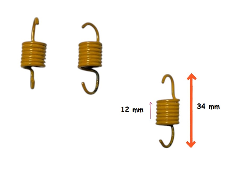 (speed Up) Gy6 Scooter 125 / 150 (1250rpm - Sarı) Performans Debriyaj Balata Yayı 3'lü