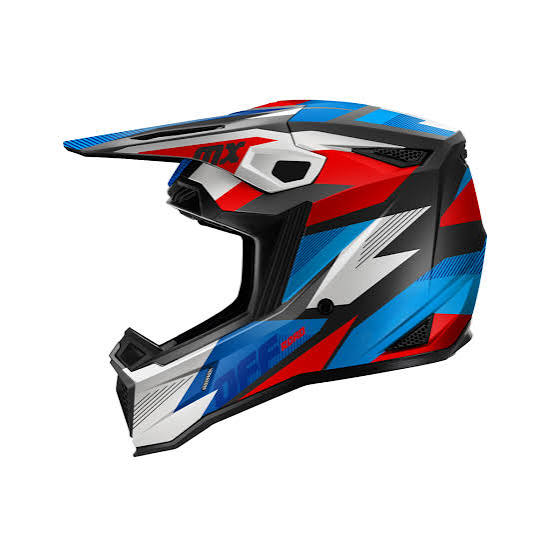 Sway 635 Shot Black Blue Cross Kask
