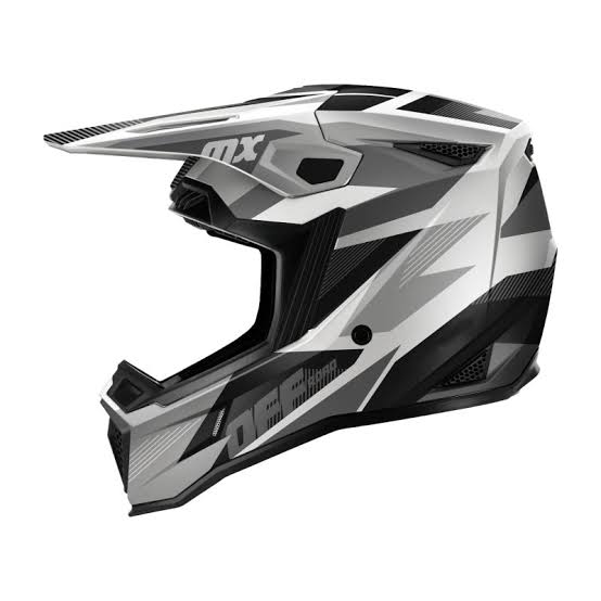 Sway 635 Shot White Black Cross Kask