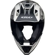 Sway 635 Shot White Black Cross Kask