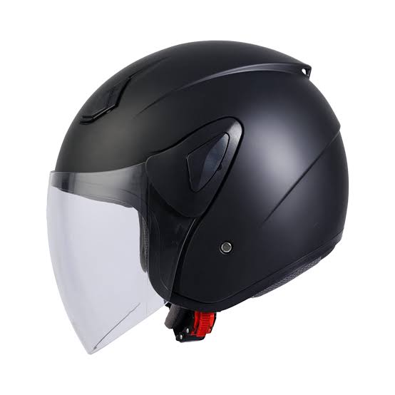 Sway 733y Yarım Kask Mat Black