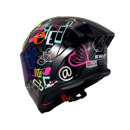 Sway 867 Peri Colorful Full Face Kask
