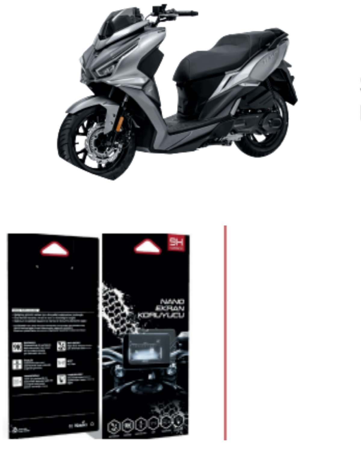 Sym Jet 14 Evo 200 (nano) Ekran Koruyucu