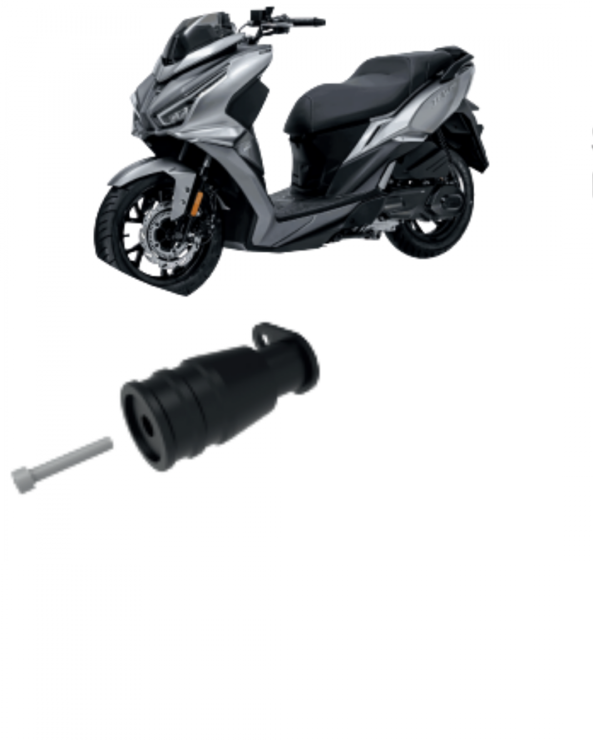 Sym Jet 14 Evo / Jet X 125 Egzoz Koruma Takozu