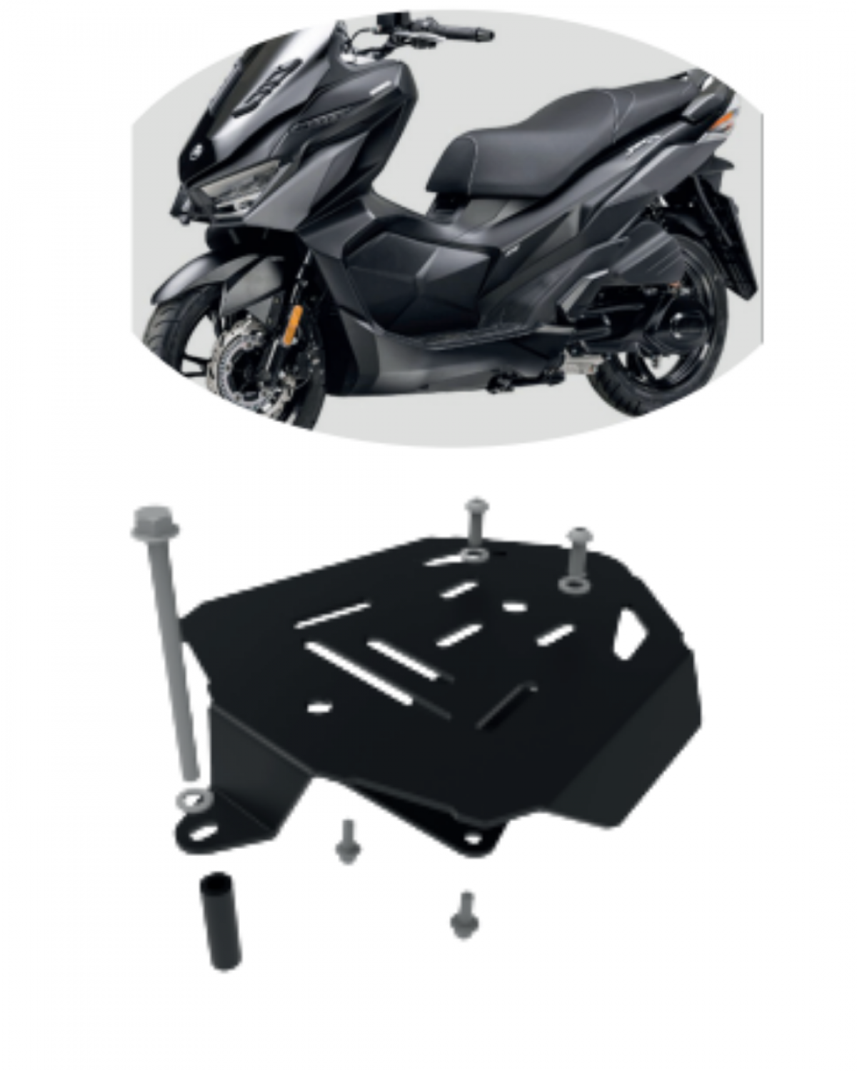 Sym Jet X 125 Çanta Demiri (topcase)