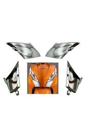 Tvs Jupiter 125 Ön Sinyal Alt Ve Üst Dekor Kapak Nikel (takım) 4'lü