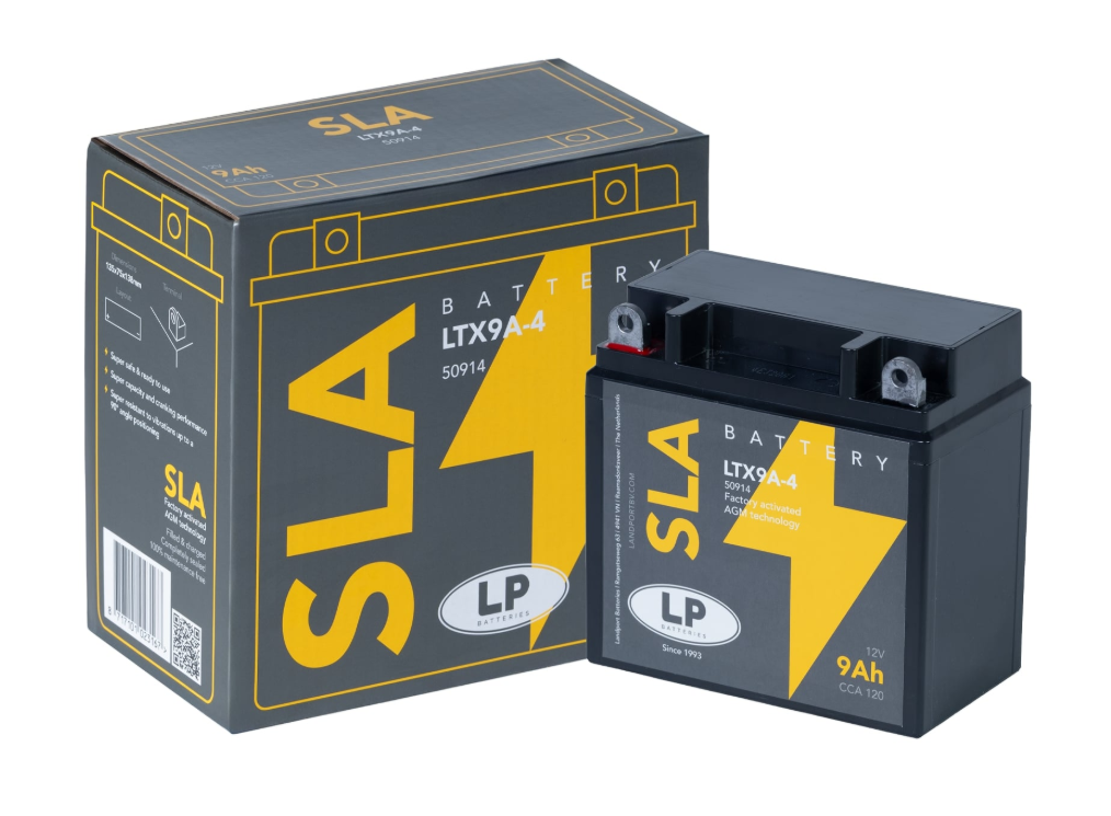 Tvs Rtr 150 - 180 - 200 (e3-e4-e5) / Lp (landport) Sla Akü (ytx9)