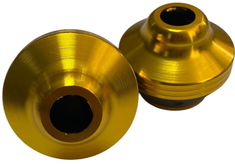 Universal Motosiklet Ön (aks) Teker Koruma Takozu Seti Renkli Gold (sarı) 2'li Universal Motosiklet Ön (aks) Teker Koruma Takozu Seti Renkli Gold (sarı) 2'li