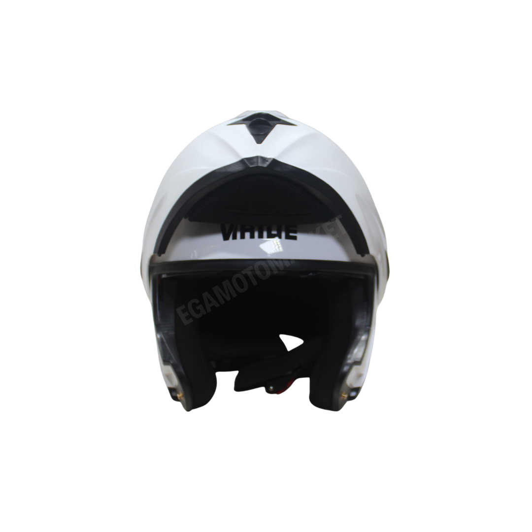 Virtue Ece R22.05 1550 +/- 50g Çene Açılır Beyaz Kask Virtue Ece R22.05 1550 +/- 50g Çene Açılır Beyaz Kask