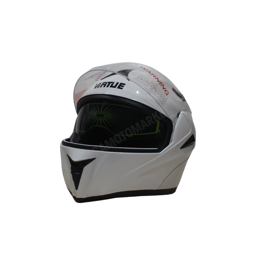 Virtue Ece R22.05 1550 +/- 50g Çene Açılır Beyaz Kask Virtue Ece R22.05 1550 +/- 50g Çene Açılır Beyaz Kask