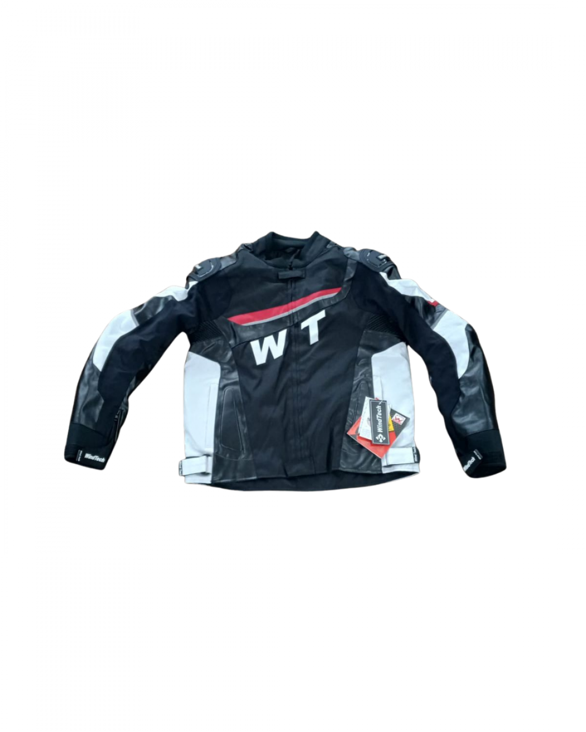 Wt Blackguard Erkek Mont 4 Mevsim Deri Korumalı Motosiklet Montu