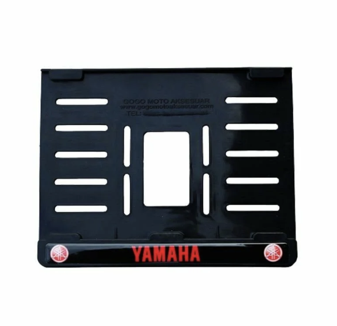 Yamaha 1 Plastik (15x24 Cm) Kırılmaz Plakalık