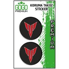Yamaha Mt Kırmızı Koruma Takozu 4x4 (2'li) Damla Sticker Seti