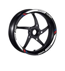 Yamaha Nmax 125 / 155 Beyaz M Power 1 Set Jant Şeridi Tek Jant İçin (2015-2020)