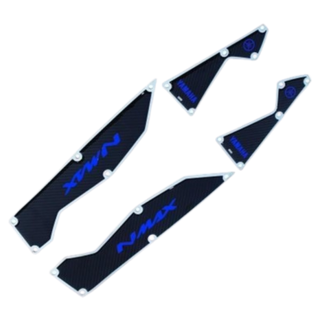 Yamaha Nmax 125 / 155 Mavi Krom Ayak Basamak Paspas 2015-2020