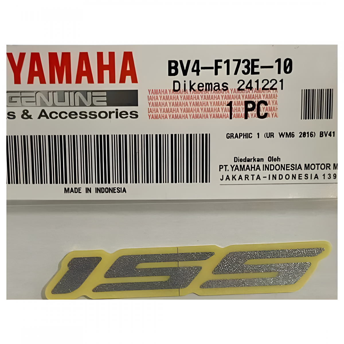 Yamaha Nmax 125 / 155 Sele Yan Grenaj Sitcker Amblem Orjinal (2015-2020)