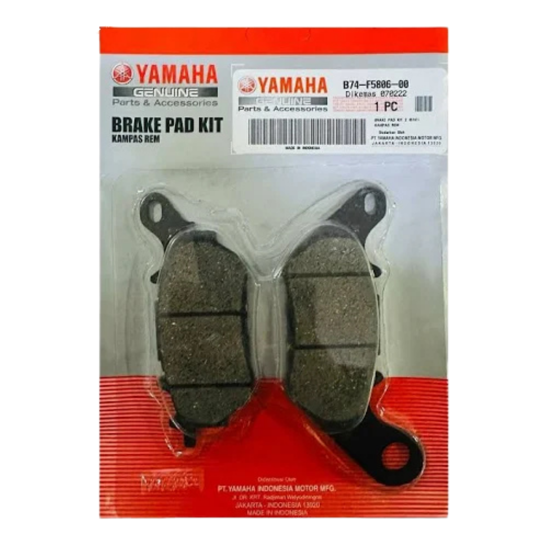 Yamaha Xmax 250 Arka Fren Balata Orjinal (2023-2025) Yamaha Xmax 250 Arka Fren Balata Orjinal (2023-2025)