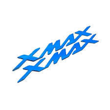 Yamaha Xmax 250 Arka Sele Altı Metal Yazı Seti Mavi (2018-2022)