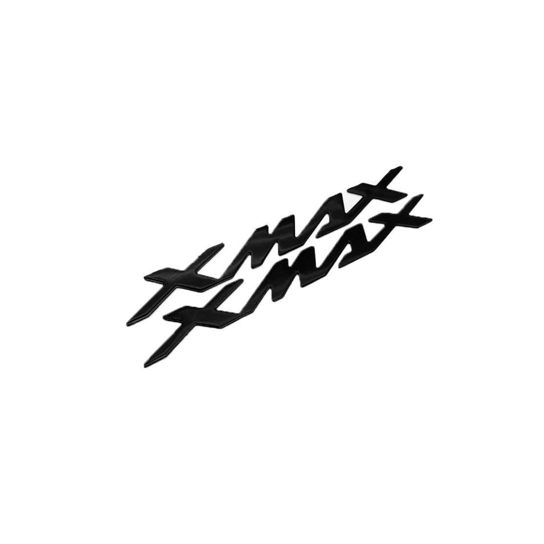 Yamaha Xmax 250 Arka Sele Yanı Grenaj Metal Yazı Seti Siyah (2010-2017)