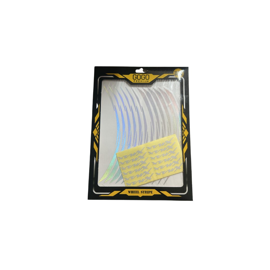 Yamaha Xmax 400 Hologramlı Jant Şeridi 2 Jant İçin Yamaha Xmax 400 Hologramlı Jant Şeridi 2 Jant İçin